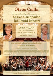 Ötvös Csilla – 45 éve a színpadon – jubileumi koncert