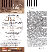 Hegedűs Endre zenekari zongoraestje a Liszt Bicentenárium alkalmából, Mádl Ferenc emlékének ajánlva kép