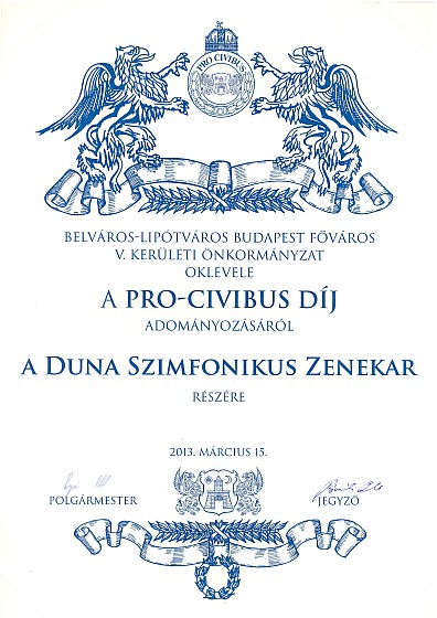 Pro-Civibus Díj kép